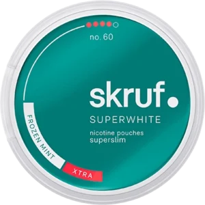 Skruf Superwhite no.60 Frozen Mint Superslim Xtra Strong