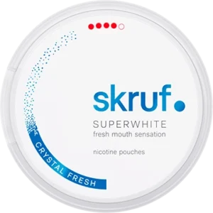 Skruf Superwhite Crystal Fresh Xtra Strong