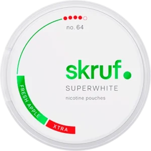 Skruf Superwhite no.64 Fresh Apple Xtra Strong Slim